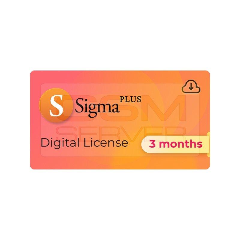 #6330 Sigma Plus Digital License Activation for - 3 Months [ AUTO API ]