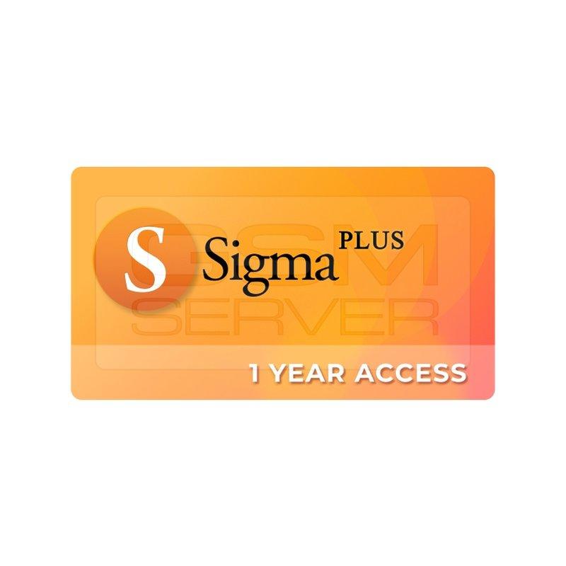 #6203 Sigma Plus Box / Dongle Activation for - 1 Year [ AUTO API ] 